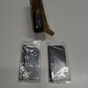 goldenwarm Pack of 3 Matte Black Heavy Duty Iron Door Hinges, 4 Inch x 4 Inch Interior and Exterior Black Door Hinges with 5/8" Radius Corners