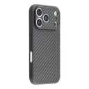 For iPhone 17 Pro Max Case Flexible TPU Carbon Fiber Texture Shockproof Phone Cover