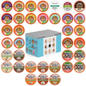 Crazy Cups Flavored Decaf Coffee Pods Variety Pack Compatible with Keurig K Cups Brewers, 36 Count, Assorted Decaffeinated Flavored Coffee Sampler(Pack of 1) (EXP 04/27/26)