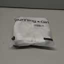 RUNNING GIRL High Impact Sports Bras for Women, High Support Running Strappy Women's Sports Bra with Sewn in Pads (White, XL)