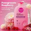 eos Cashmere Body Wash Pomegranate Raspberry, Moisturizing Body Wash, Creamy Gel Formula, with Shea Butter, Glycerin, Vitamin E, pH Balanced, Sensitive Skin, Vegan, 16 fl oz