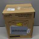 Tidita 2 Gallons Rectangular Wastebaskets - Acacia Wood Waste Basket with Handles - Small Garbage Can for Bathroom - Brown Garbage Bin for Spa Bathroom Decorative, Kitchen Counter, Living Room (Walnut)