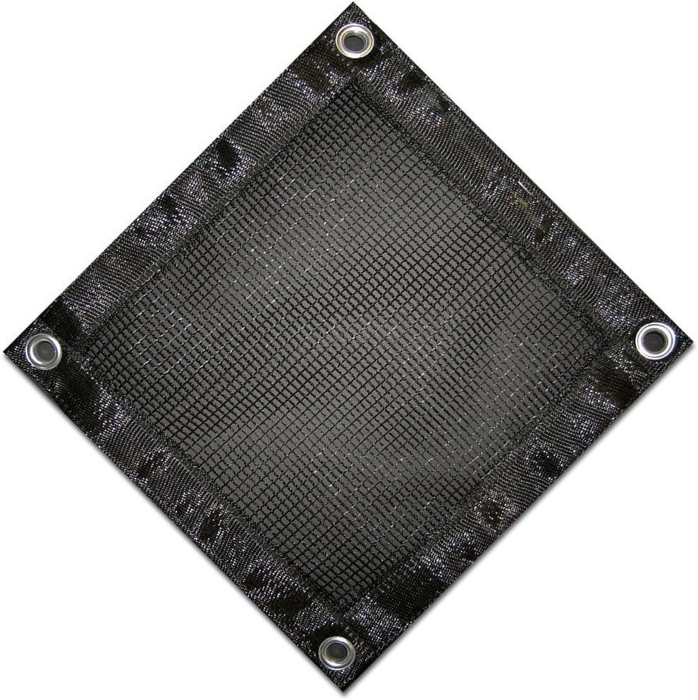 Defender Round Leaf Net in Black Size: 21'