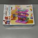 2-in-1 Rolling Ball & Car Ramp Race Track for Toddlers, Hammer Ball Drop Toy for Boys & Girls, Interactive Toys w/Sensor Lights - Montessori STEM Learning Toys - Brithday Gift for Kids 1-5+ Year Old (Blue + Red + Orange + Green)