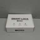 Fingerprint Door Lock with Smart APP,Fingerprint Door Knob,Biometric Door Knob Keyless Entry Door Lock with Tuya for Home/Bedroom/Office/Apartment/Airbnb Siver (Silver)