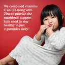 Garden of Life Kids Immune Support Gummies with Vitamin C, D as D3 & Zinc for 3-in-1 Daily Childrens Immunity Organic, Non-GMO, Gluten-Free, Vegetarian, Sugar Free, Cherry Flavor, 30 Day Supply