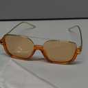 GUVIVI Retro Oversized Aviator Sunglasses for Women Men Square Double Bridge Pilot Sun Glasses 70s Trendy Shades