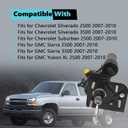 178-1037 52-7393 Power Brake Booster Assembly Fits for Chevy Silverado 2500HD 3500HD Suburban 2500 2007-2011 Fits for GMC Sierra 2500HD 3500HD Yukon XL 2500 2007-2011 19371362 1781037