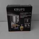 KRUPS Stainless Steel Espresso Machine: 15-Bar Pump Pressure, Milk Frother for Cappuccino and Latte, Fast Pre-Heat, 2-Cup Capacity, Cup Warmer, Easy Cleaning, 1350W, Silver