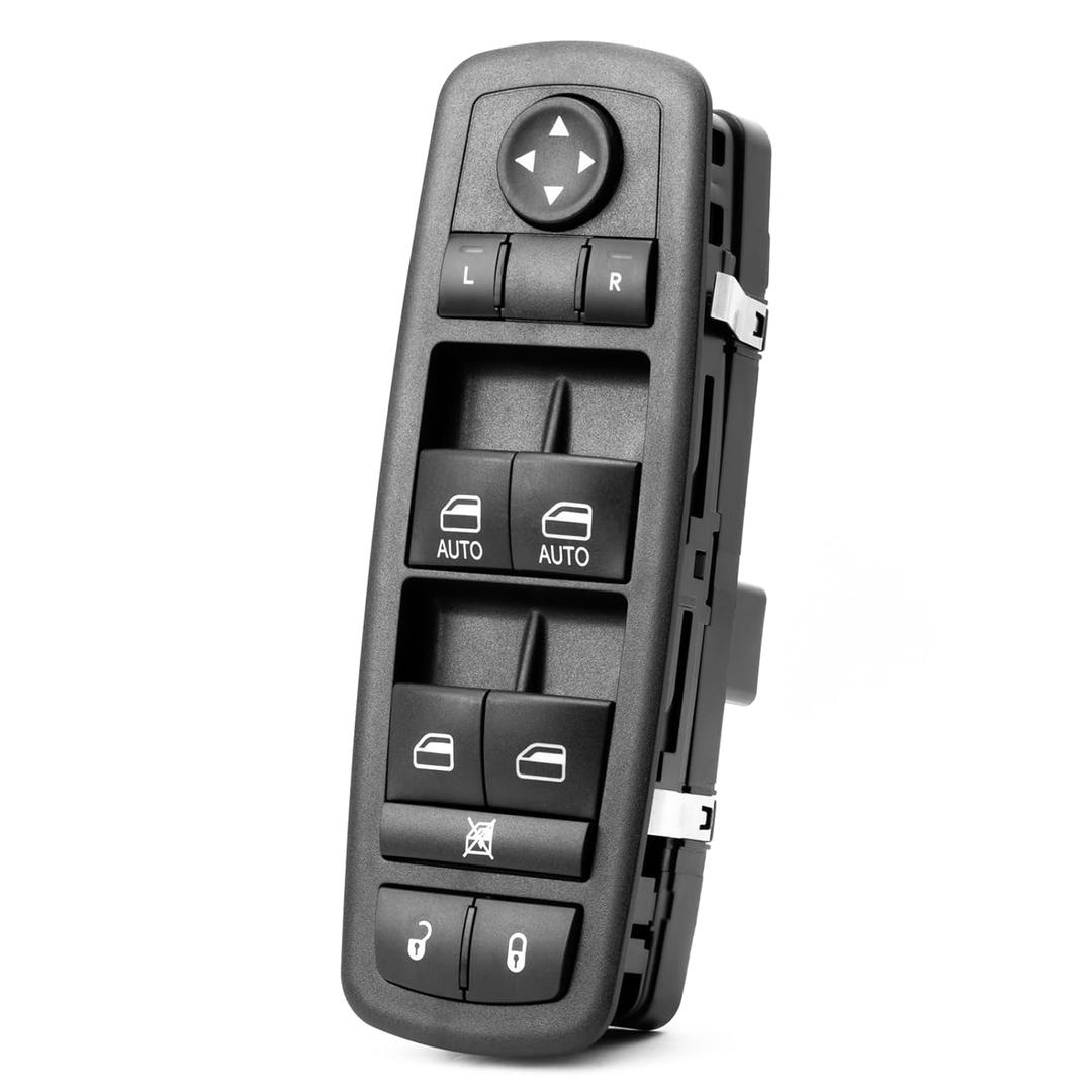 Power Window Switch Driver Side for 2013-2015 Ram 1500 2500 3500 4500 5500,2012-2016 Dodge Grand Caravan,2012-2015 Chrysle Town Country,12-15 Ram C/V,Master Window Door Lock Button Control 68110866AA