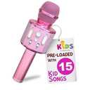 Move2Play, Kids Karaoke Microphone | Includes Pre-Loaded Songs & Bluetooth | Kids Birthday Party Gift | Toy for All Ages 2, 3, 4, 5, 6+ Year Old Girls, Boys & Toddlers