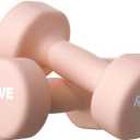 RUNWE Dumbbells Set of 2 - Cast Iron Dumbbell Pairs Options for 1 3 5 7 OR 10 LB Each, Hand Weights Sets Exercise & Fitness Dumbbell Free Weights for Child, Women, Men (Sold in One Pair Not All Sets)