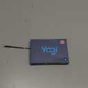 Yogi Fidget Toy for Adults & Kids  Sensory Stress Relief Spinner with 5 Silicone Finger Rings  Quiet Desk Fidget for Focus at Work, School & Travel (Ocean (Blue-green)