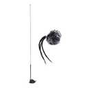 Funny Kitten Toy Set Detachable Pet Supplies Door Hanging Feather for Kitty with Black Ball