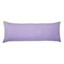 Parkdeny Pillow Case Light Purple, Body Pillow 48x21"