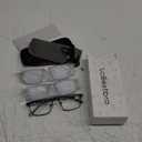 3 Pack Blue light Blocking Reading Glasses for Men, Stylish Metal Frame Readers, 1.75x