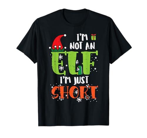 Im Not an Elf Just Short Funny Christmas Xmas Men Women Kids T-Shirt, 3 XL