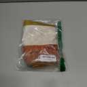 Yangest Orange Patchwork Throw Pillow Cover Striped Velvet Cushion Case Modern Pillowcase for Sofa Couch Bedroom Living Room Home Decor,18x18 Inch