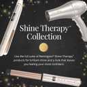 REMINGTON Shine Therapy Argan Oil & Keratin Infused 1 Inch Straight Barrel Curling Wand for Loose Waves, Includes Heat Glove