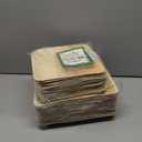 ECOLipak 48 Pack Compostable Palm Leaf Plate Like Bamboo Plate, 10 Inch and 7.85 Inch Disposable Biodegradable Plates Suitable for Party, Dinner