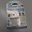 TubShroom Tub Drain Hair Catcher Strainer, White  Drain Protector and Hair Catcher for Bathroom Drains, Fits 1.5  1.75 Bathtub and Shower Tub Drains