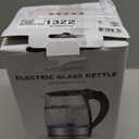 Megawise Electric Glass Kettle with Auto Shut-Off (1.8L)