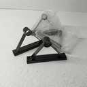 Wood push up bars Parallettes bars Anti-slip Handstand Bars for Calisthenics, Fitness, Floor workouts Solid Wood with Sturdy Metal Bracket, Support 500 lbs