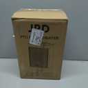 Space Heater, JRD 1500W Ceramic Portable Electric Heater with Remote, Rapid Heating, Thermostat, 80 Oscillation, 12H Timer, Small Quiet Desk Heater for Indoor Use Bedroom Home Office (Silver)