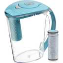 Brita Large Water Filter Pitcher for Tap and Drinking Water with 1 Stream Filter, Lasts 2 Months, 10-Cup Capacity, BPA Free, Lake Blue