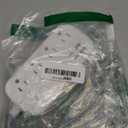 Short Extension Cord 1 ft - Flat Plug Power Strip Surge Protetor with 8 Outlets 4 USB (5V/3.4A 17W) Charging Ports, Multi Plug Wall Outlet Splitter for Home Bedroom Hotel Office Desktop Accessories