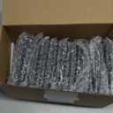 24 Pieces Slate Drink Coasters, GOH DODD 4 Inch Black Coasters Stone Coaster Set, Laser Engraving Blanks with Anti-Scratch Bottom for Home Office Kitchen Housewarming Gifts Wedding Party, Square