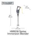 Hamilton Beach Commercial BigRig Immersion Blender - HMI018