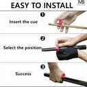 5 x Cue Grip Trainer for Billiards & Pool - Silicone Alignment Ring, Improve Your Stroke & Shot Accuracy | Billiard Practice Aid with Instruction Manual Billiard Training Aids Billiards Accessories