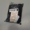 AFITNE Womens Crew Neck Long Sleeve Bodysuit Basic Trendy Tummy Control Double Lined Thong Body Suit Tops Shirts (Small, Black)