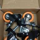 Stem Caster Wheels 2 inch Heavy Duty, Swivel Threaded Stem Mount Casters Set of 4 with American Size UNC 5/16"-18 x 1