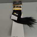 Sensationnel Empire yaki human hair - Tangle Free Weaving for Quick Weave and Sew in Styles for Faux Highlights and Fauxmiddlepart Leave Out - 1 Pack (10 inch, 1 JETBLACK)