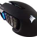 Corsair Scimitar RGB Elite Wired MOBA/MMO Gaming Mouse 18,000 DPI 17 Programmable Buttons iCUE Compatible PC, Mac, PS5, PS4, Xbox Black