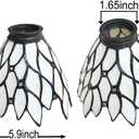 Wall Lamp, Pendant Lamp, Fan Lampshade Replacement, Beige Glass Lampshade, Tiffany Craftsmanship Inlaid Glass