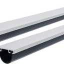 M-D Building Products 87668 18-Feet Universal Aluminum and Vinyl Garage Door Bottom, Black