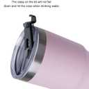 30 oz Tumbler Lids, Fits for 30Oz YETI Rambler, Ozark Trail and More, Koodee 2 Pack Spill-proof Lids,Covers for 30 Ounce Tumbler,Cup (Magenta)