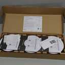 Kidde Smoke and Carbon Monoxide Detector, Hardwired with 10-Year Battery Backup, Voice Alerts, LED Status Lights, Interconnected, 85 dB Alarm, 5 inches, 3-Pack