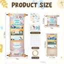 Tenceur 25 Sets David and Goliath DIY Craft Kit Christian DIY Stickers Scenes Crafts Hanging Ornament for Adults Religious Home Activity