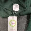 The Shoulder 3/4 Sleeve Batwing HIPS-Wrap Pencil Party Sexy Bodycon Midi Dress Loose (S, Dark Green)