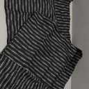 Kevin Textile Ink Black and Beige Patchwork Farmhouse Pillow Covers 20x20 Inch, Pack of 2 Striped Linen Decorative Modern Accent Pillow Cases for Sofa Couch Bedroom