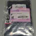 Beauday Afro Kinky Curly PreSeparated Human Crochet Hair Extensions Feather Crochet Human Hair Extensions for Women Knotless Feather Line Hair Natural Color 18 Inch 60g