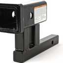 MaxxHaul 70355 1-1/4" to 2" (Fits class II only) Hitch Adapter with 4" Rise and 3-3/8" Drop