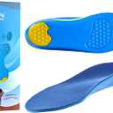 Bacophy Kids Orthotic Arch Support Shoe Insoles, Children Pu Cushioning Inserts, Shock Absorption Velvet Surfaces Deep Heel Cup Inner Sole for Flat Feet, Feet Heel Pain Relief 1 Pair