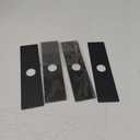 4Pack Edger Blades 8X2 Hole Diameter 1"