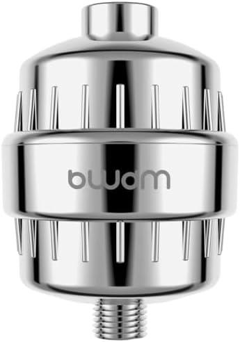 15 Stage Shower Filter - Shower Head Filter - bwdm Hard Water Filter, Remove Chlorine Heavy Metals and other Impurities, Vitamin C Water Softener Reduces Dry Itchy Skin, Dandruff (Chrome)