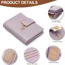 yiijay Small Wallet Women RFID Blocking Leather Bifold Wallet Credit Card Holder for Women Ladies Compact Wallet Mini Purse With Zipper Pocket
